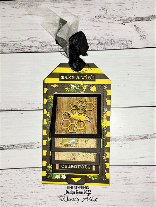 Bee-autiful Birthday Gift Card Tag