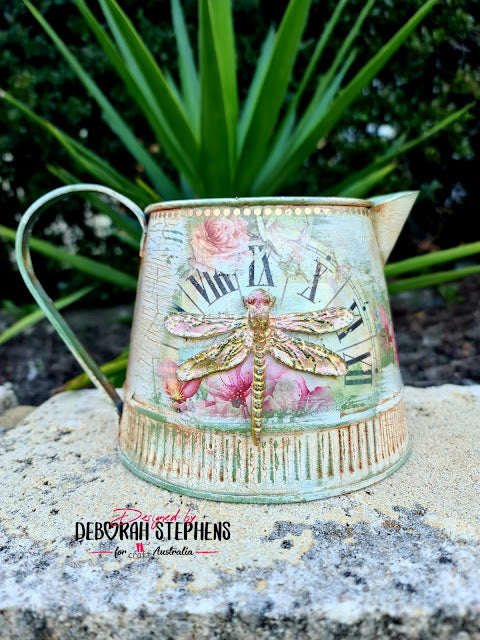 Rustic Watering Can- iCraft Australia Design Team Project 2, August 2021 by Deb Stephens