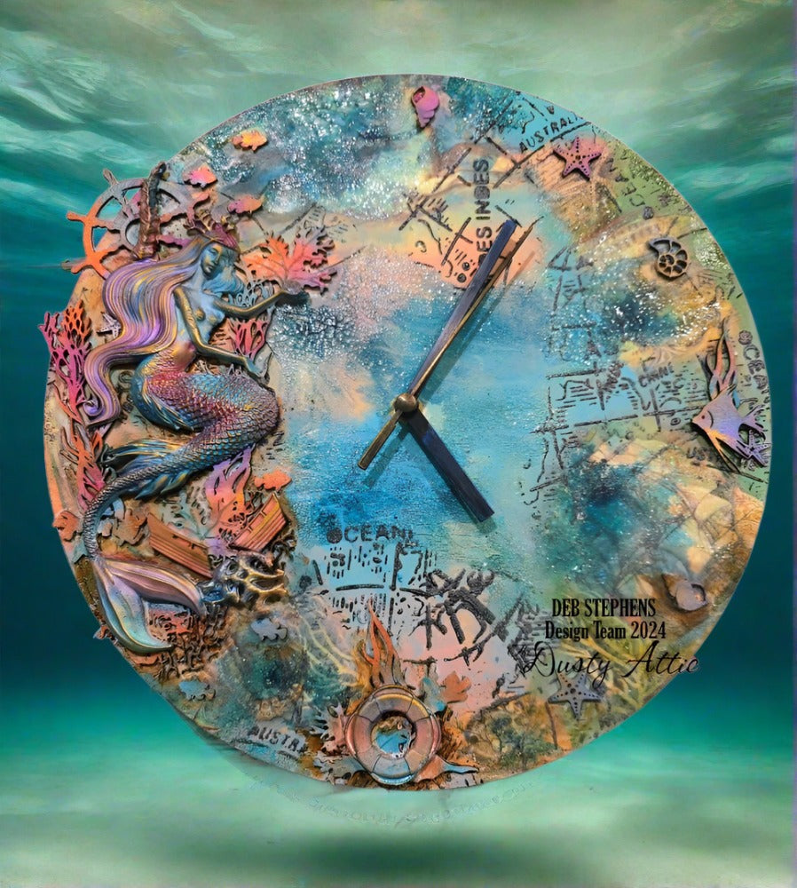 Kit Only - Sirens Song Mixed Media Clock