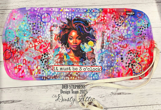 Collaged canvas pencil roll,  October 11 2025, AM & PM sessions